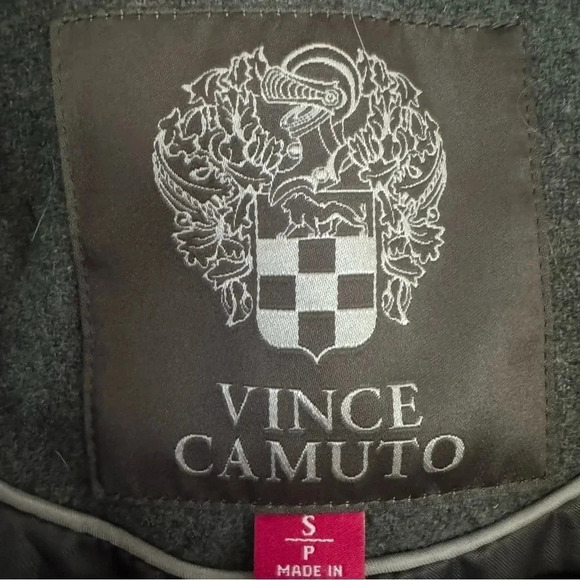 Vince Camuto Grey Two-Toned Long Coat | Size Small - 2 - Picture 11 of 11